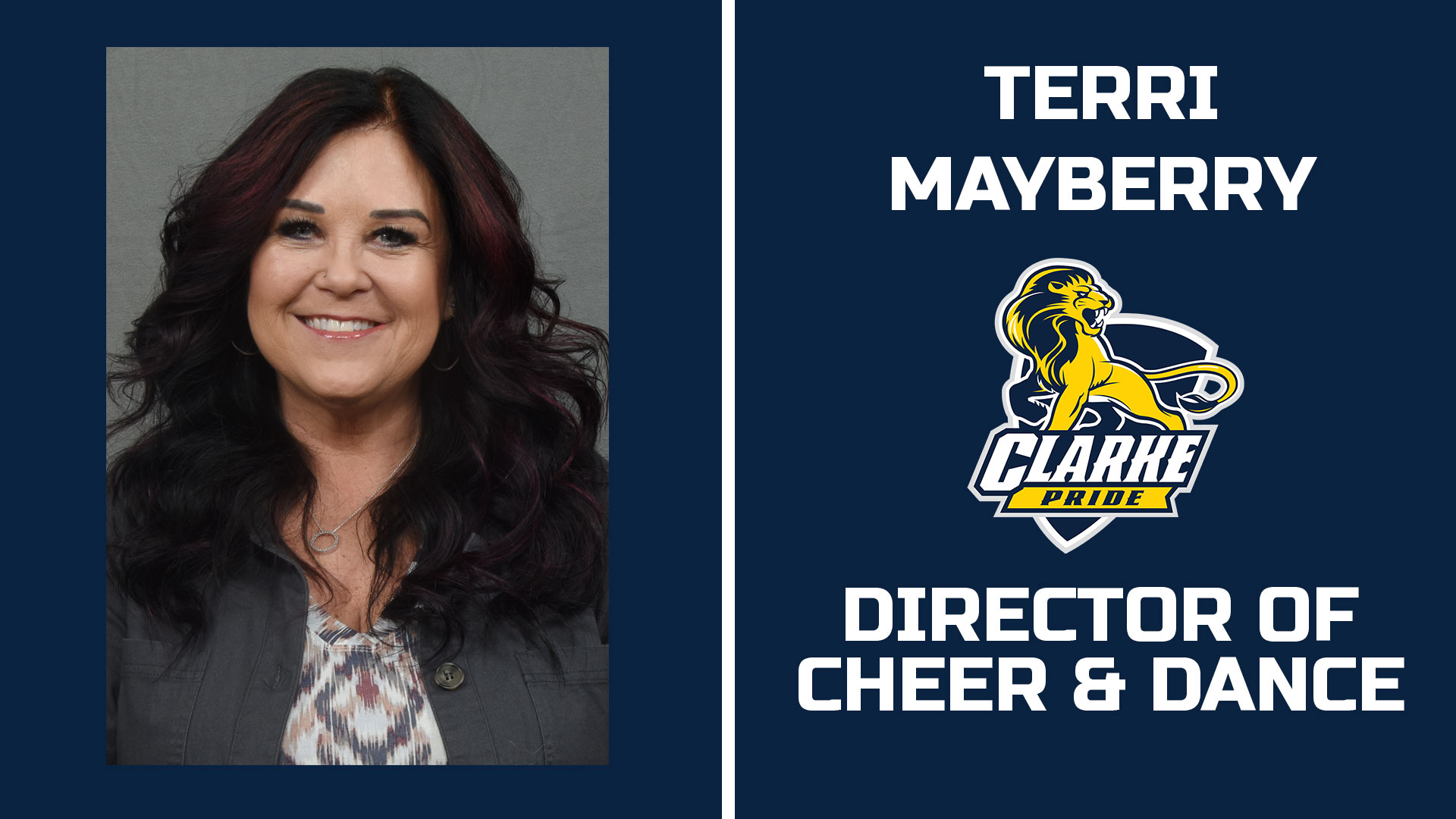 Terri Mayberry
Director of Cheer & Dance