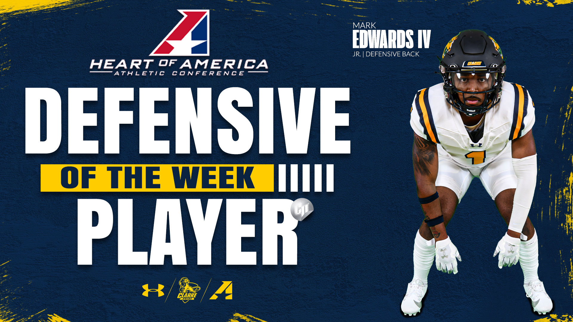 Mark Edwards IV's all-around performance leads to Heart Defensive Player of the Week honors