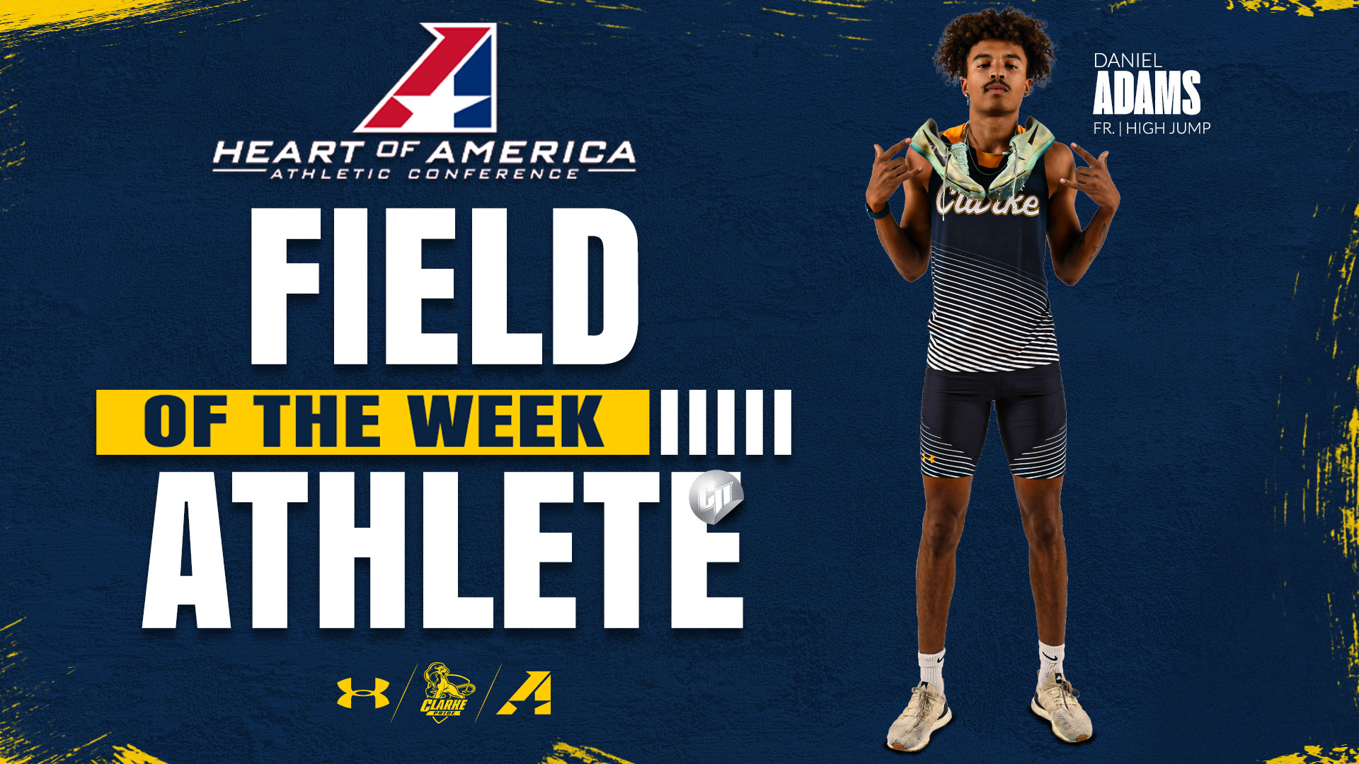 Quick start to outdoor season for Adams leads to Heart Field Athlete of the Week honor