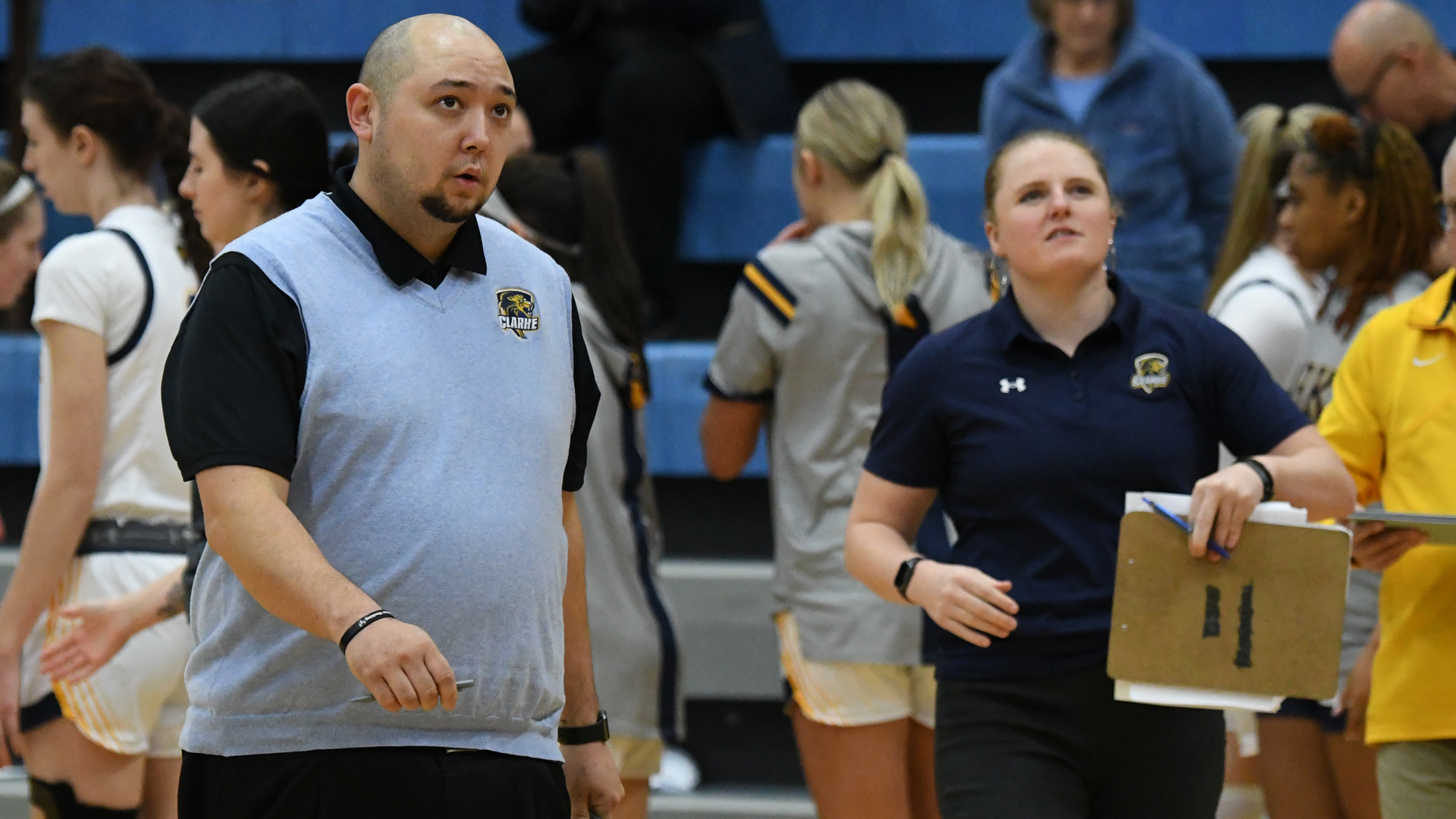 Hocking and Froelich sweep Heart coaching honors in first seasons in roles
