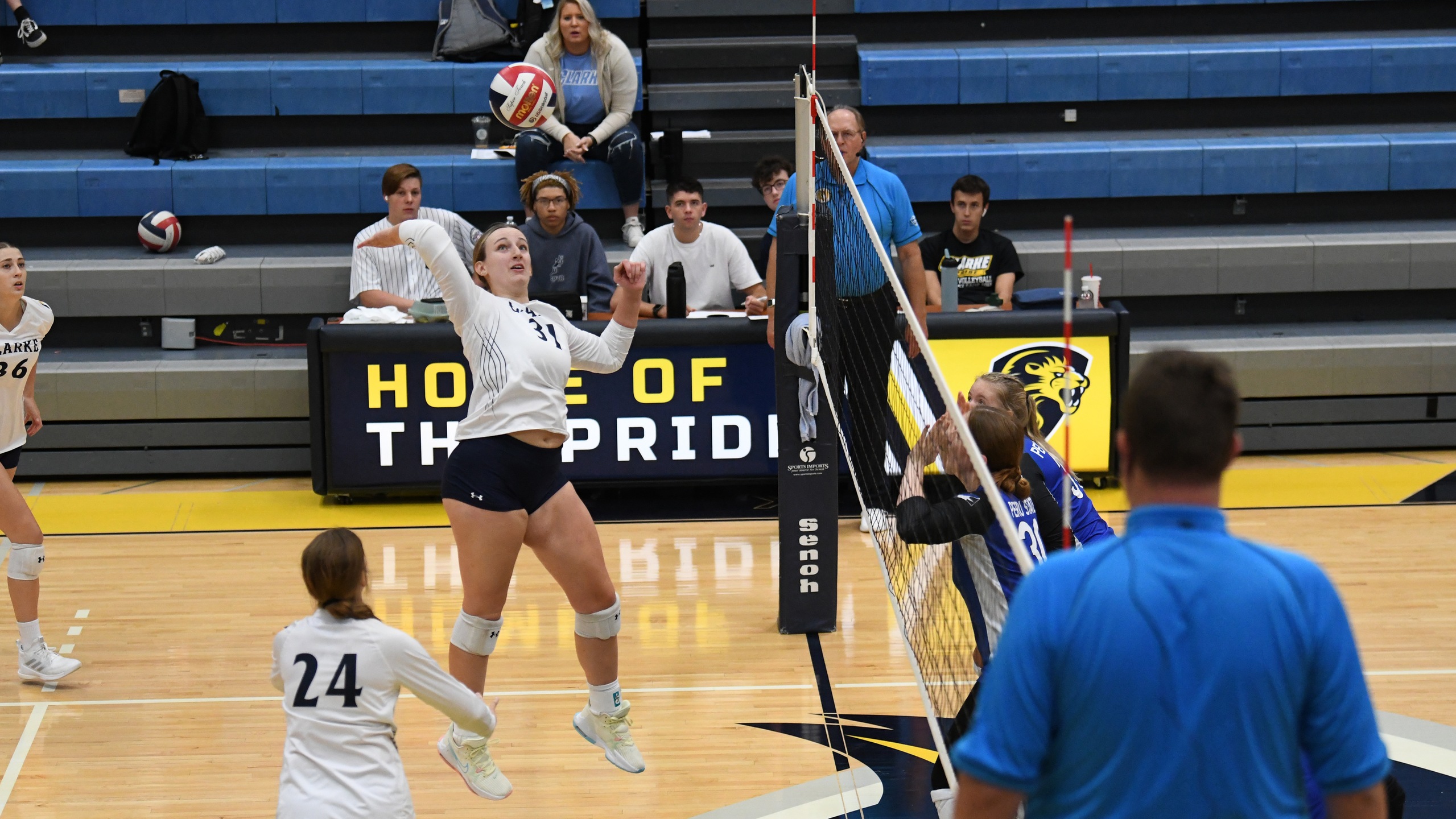 Peru State defends their home court by defeating the Pride 3-1
