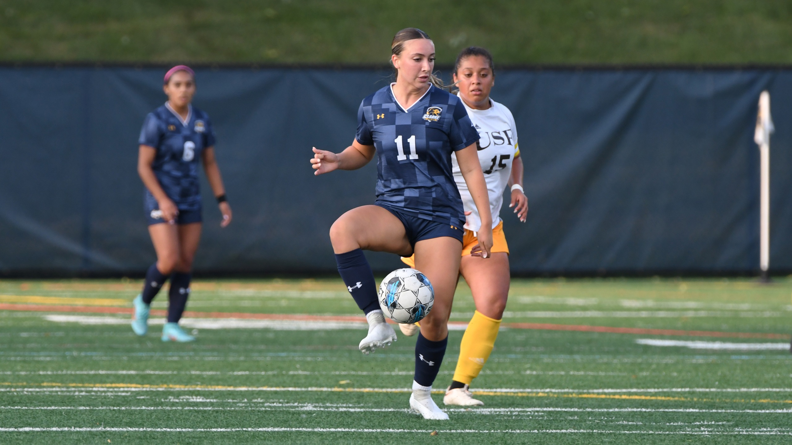 Pritchard's two second-half goals lift Pride over Baker 4-0