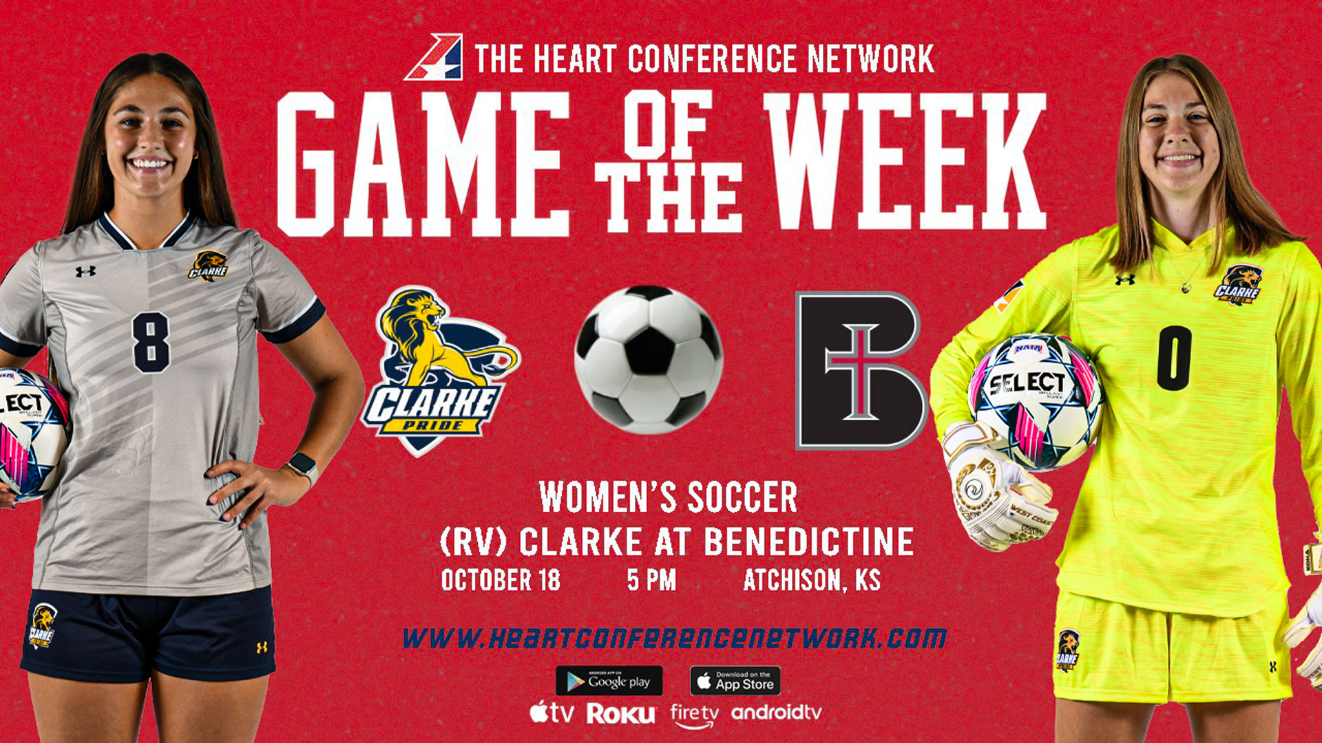 Pride women's soccer to play in Heart Game of the Week at Benedictine