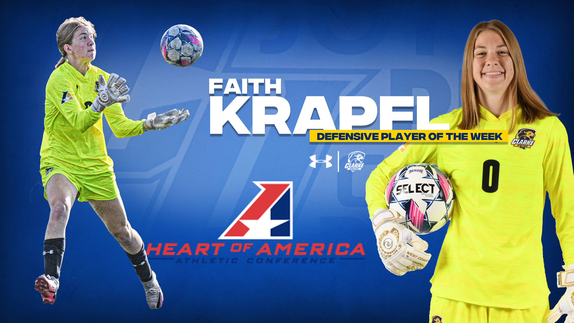 Pride's upset win leads to Krapfl's second-straight Heart Defender of the Week