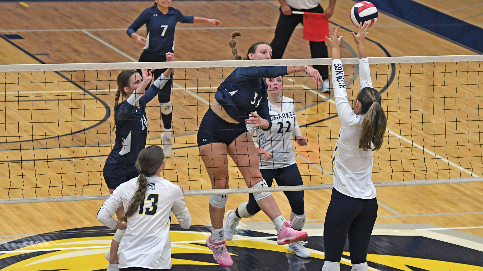 Pride drop three set home match to Mount Mercy